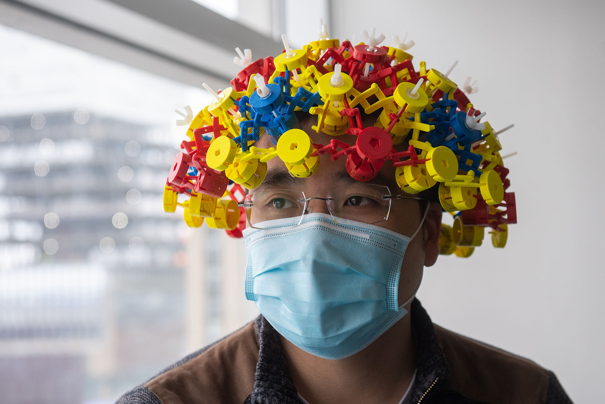 This Bizarre Looking Helmet Can Create Better Brain Scans | The Brink |  Boston University