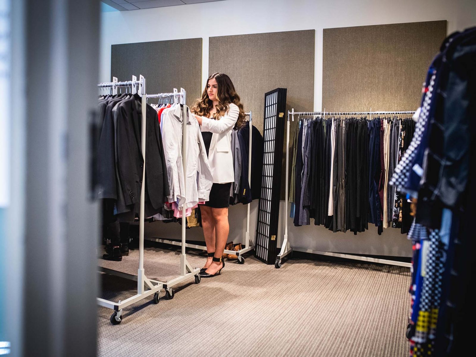 Redesigned Career Closet returns to help students dress for