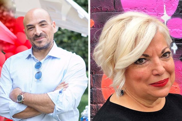 Trustees Cynthia Cohen (MET’77) and Malek Sukkar (ENG’92) were elected vice chairs at Boston University. Here they are pictured in two separate head shots.