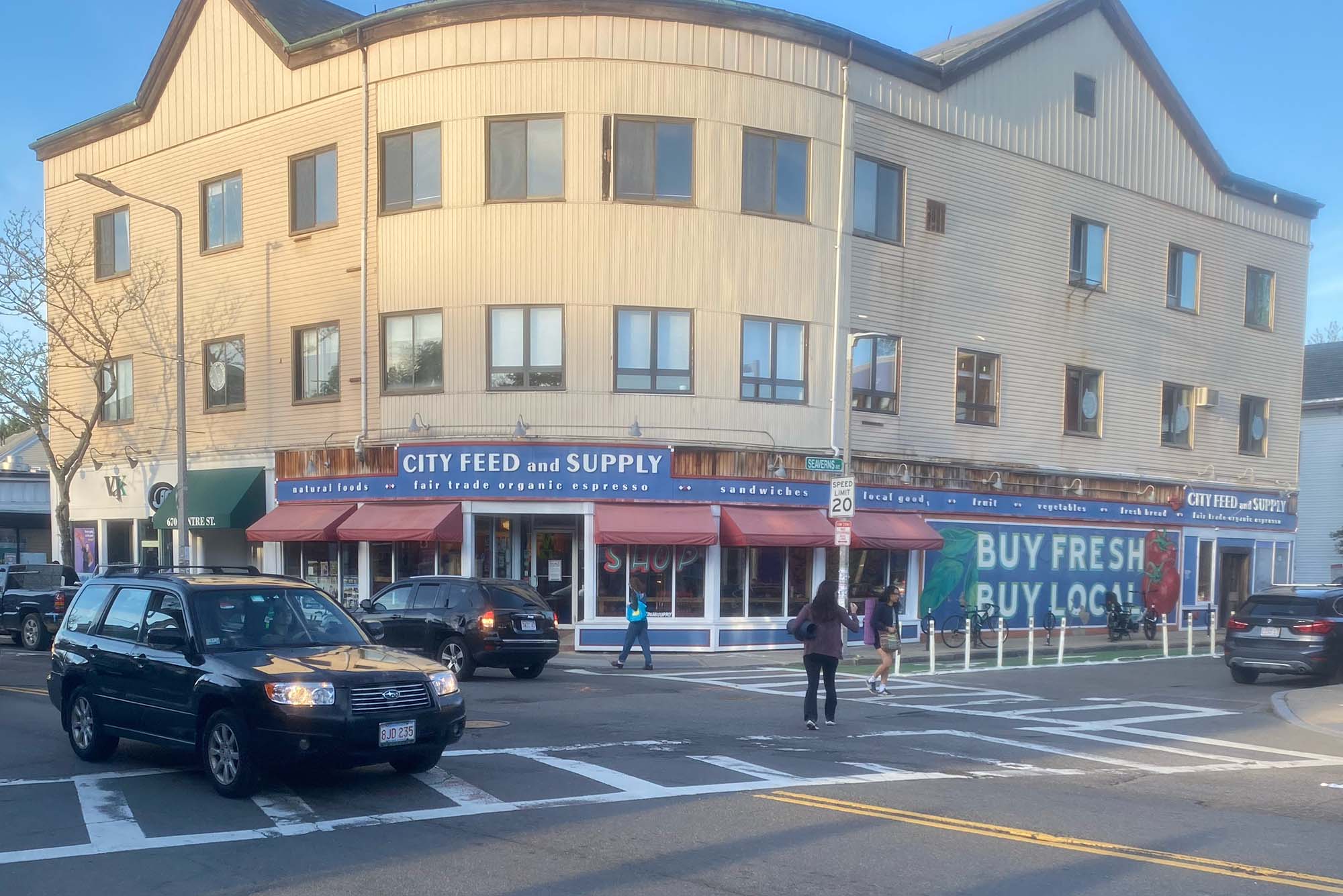 Photo: The exterior of City Feed and Supply in Jamaica Plain