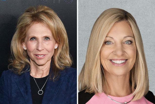 Photo: Two elegant and distinguished women pose for professional headshots in this side-by-side composite image