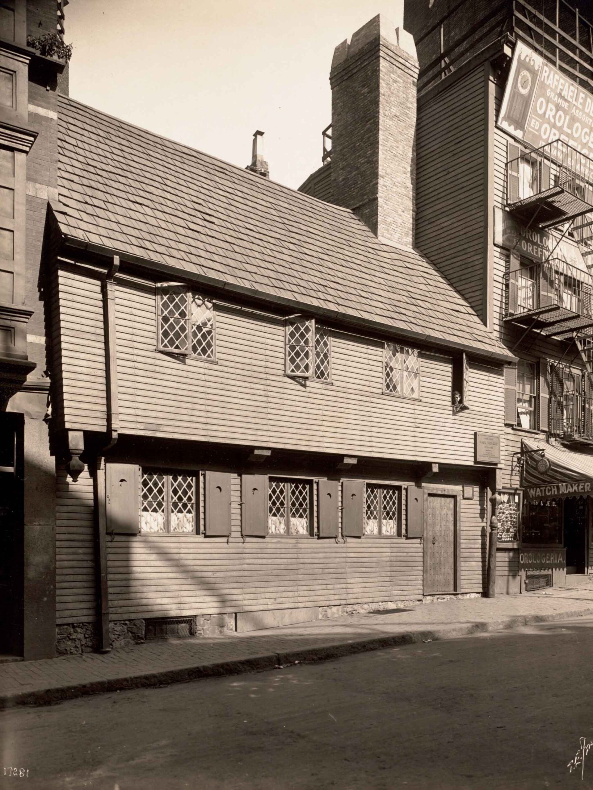 Photo: An archive picture of the Paul Revere House in Boston