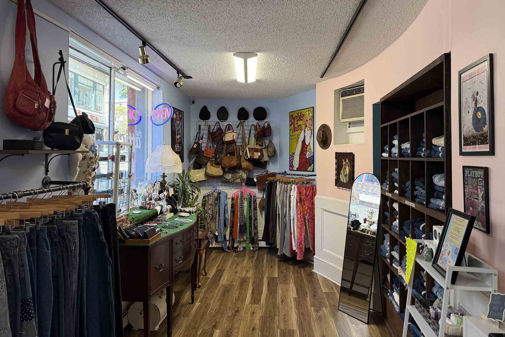 Photo: The inside of The Attic, a local thrift store in Harvard Square.