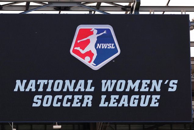 Photo: A general view of the National Womens Soccer League logo