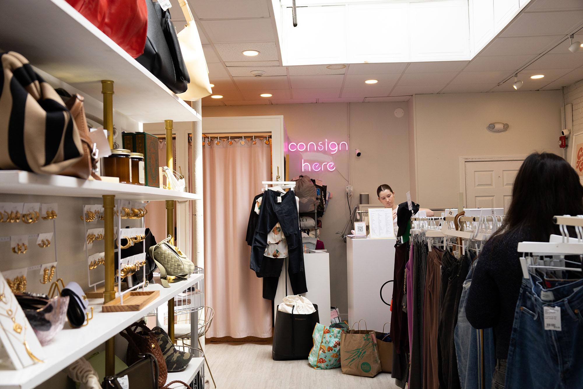 Photo: The inside of the Covet consignment store