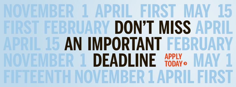 Don't Miss an Important Deadline