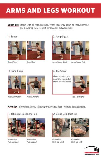 Arms and Legs Circuit ‹ Fitness & Recreation Center ‹ Boston University