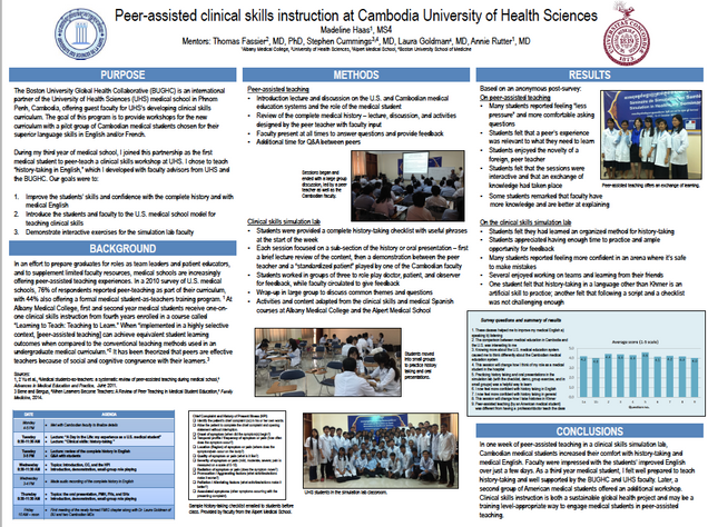 Student To Present At Conference On Medical Student Education In Cambodia Bu Ghc Blog Archive Boston University