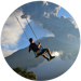 Swing, volcano, first place winner, photo contest, Banos, Ecuador