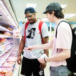 Photo: Students explore Jia Ho supermarket in Chinatown during a class “Food in Place(s): Identity, Location, and the Cultures of Taste”