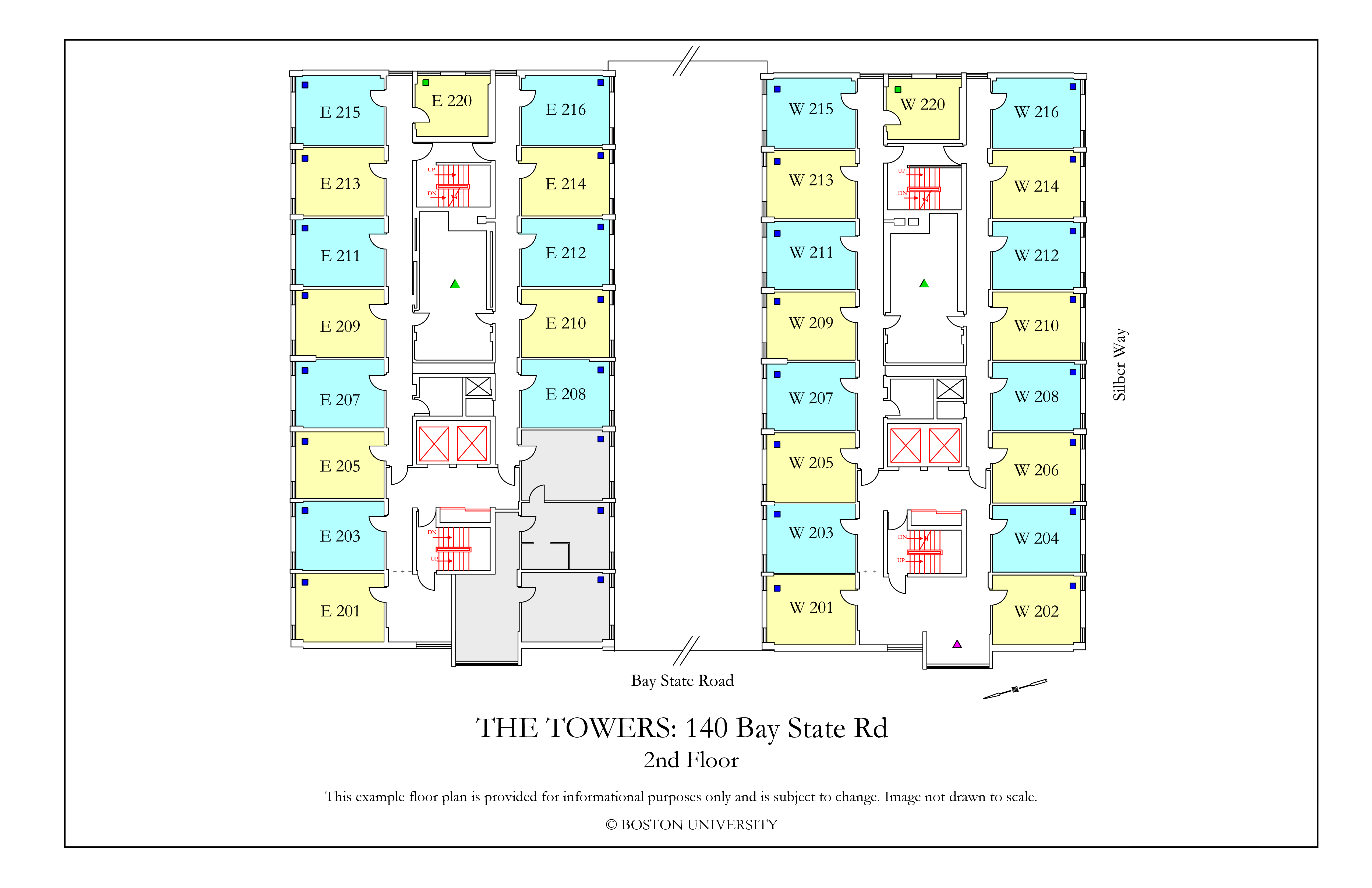 The Towers Floor Plan » Housing | Boston University