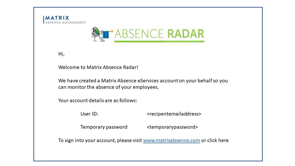 matrix absence management contact