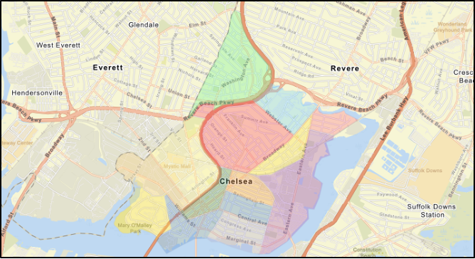 Figure 1 The Chelsea Neighborhood Map I Made In ArcGIS 