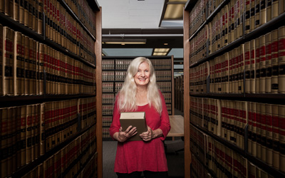 Director of the Fineman & Pappas Law Libraries Marlene Alderman has served the BU Law community for 32 years.