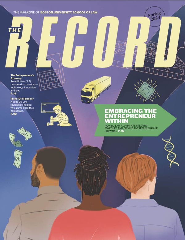 The Record Spring 2024 Magazine cover artwork