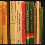 Photograph of books on shelf