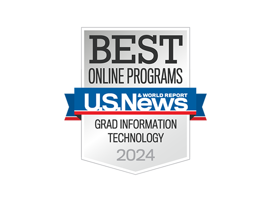 U.S. News and World Report Ranking - Best Online Program - Grad Information Technology 2024