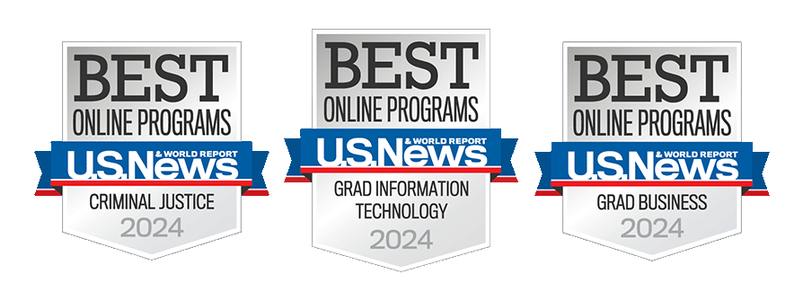 U.S. News & World Report Best Online Programs - Criminal Justice, Grad Information Technology, Grad Business - 2024