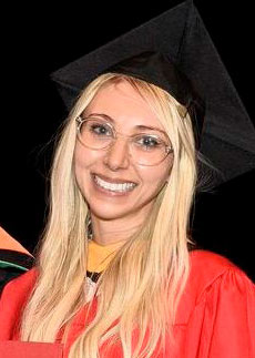 Rebecca Handler receives her Masters from Boston University's MET College.