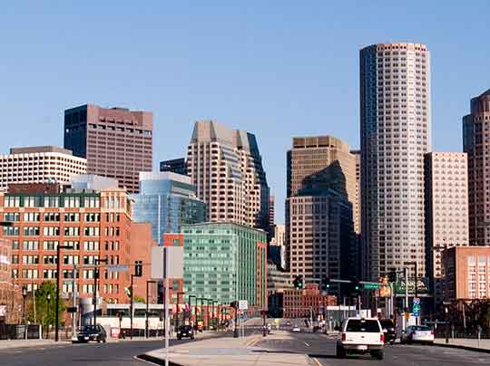 An image of downtown Boston
