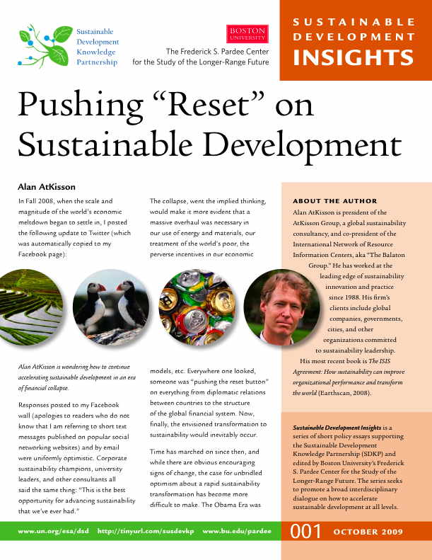 case study about sustainable development