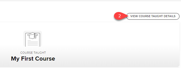 Click the View Course Taught Details on the upper right corner