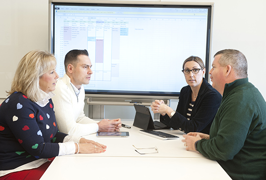 Group of coworkers in a conference room