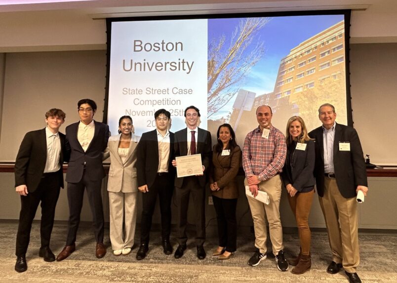 BU Consulting Group & BU Finance Club Win Big in Questrom-State Street $180M Investment Case Competition