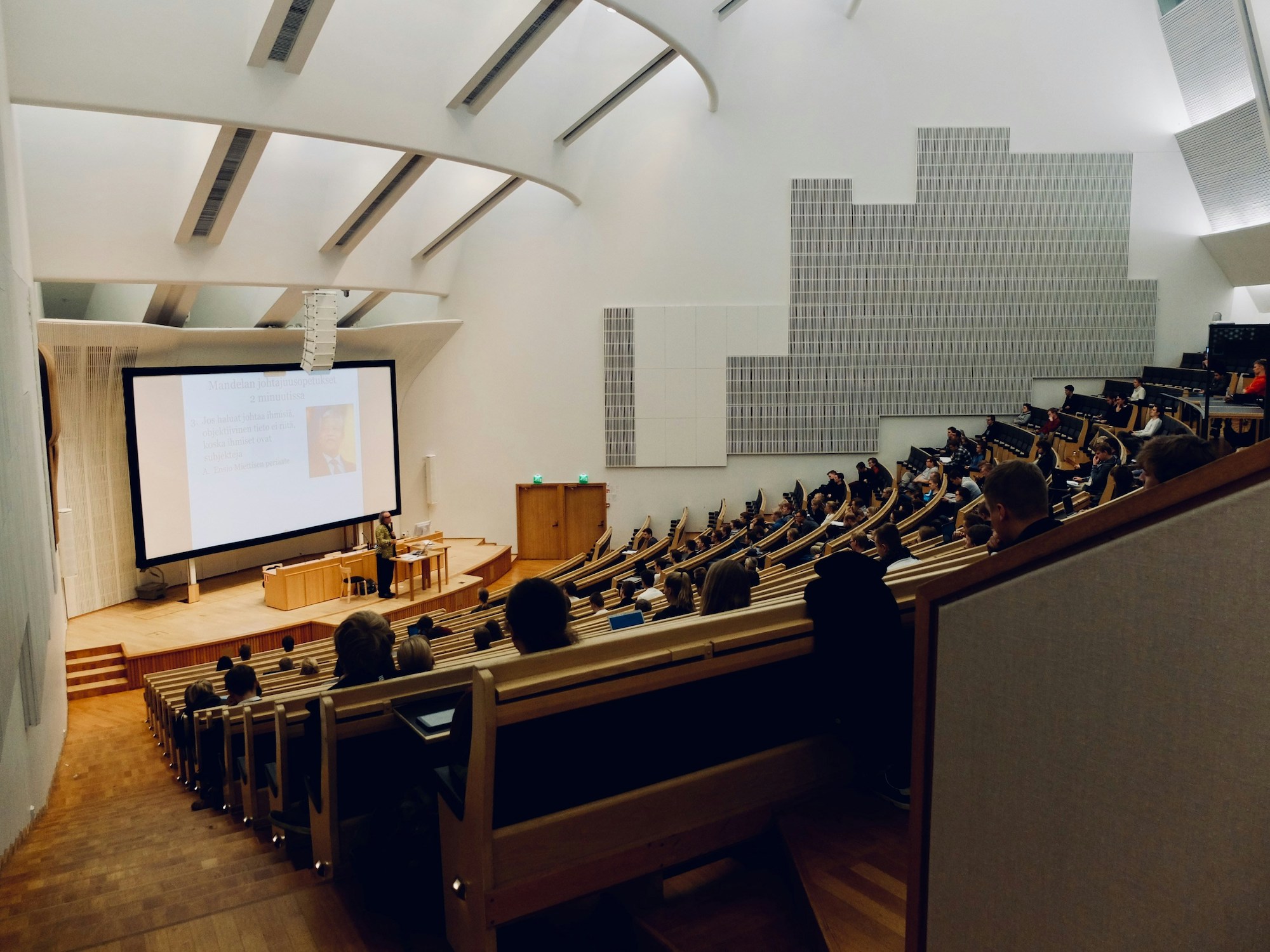 University lecture hall