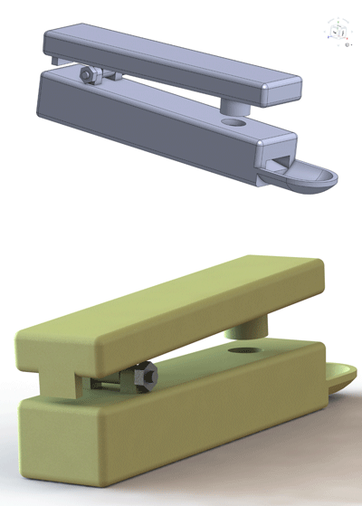 A tool to open pill packets was just one of the assistive devices designed by students with CAD software then built with a 3-D printer.