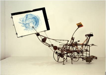 Jean Tinguely's Cyclograveur: The Ludic Anti-Machine of Bewogen Beweging |  SEQUITUR. we follow art