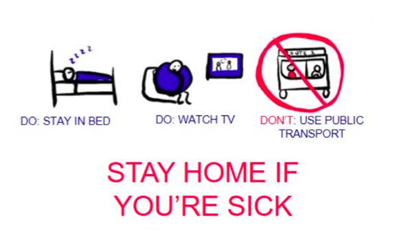 Stay home if you're sick