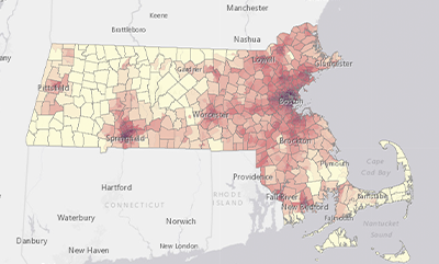 COVID-19 Map Illustrates Vulnerable Populations in MA | SPH