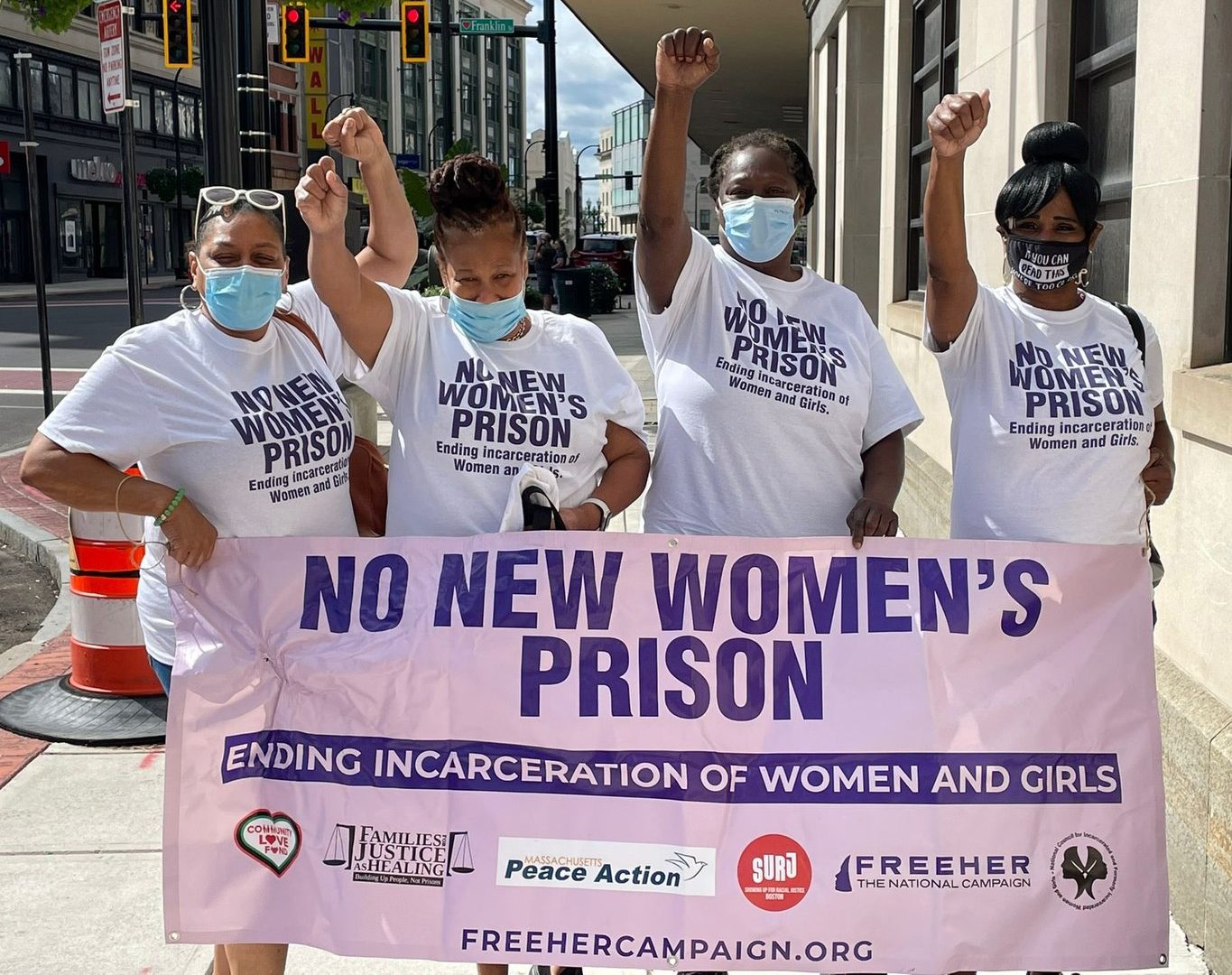 Prostest for no new women's prison