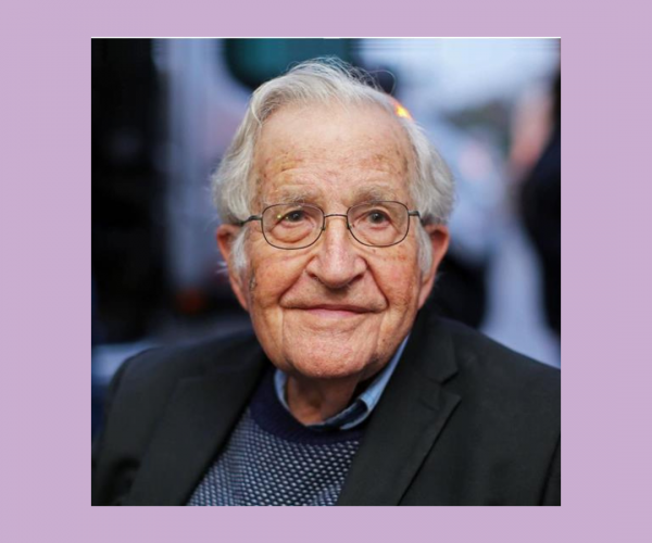 Headshot of Noam Chomsky