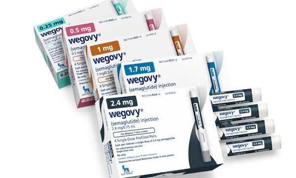 Packages of Wegovy