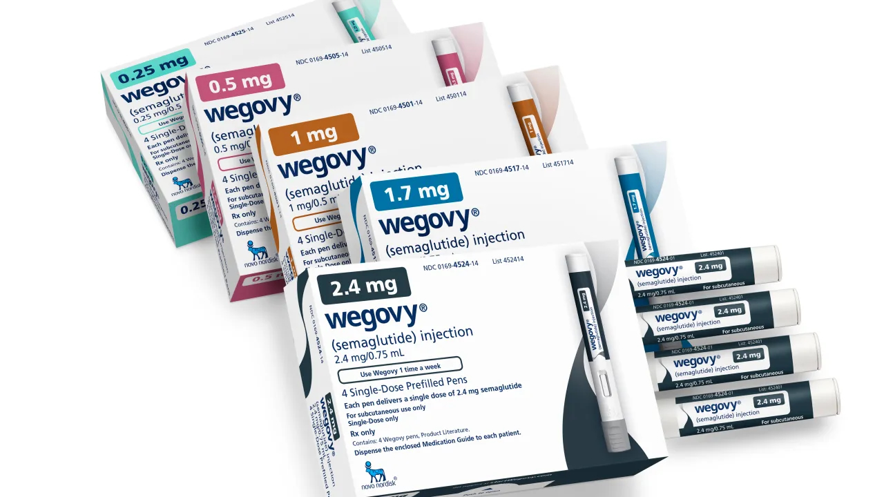 Packages of Wegovy