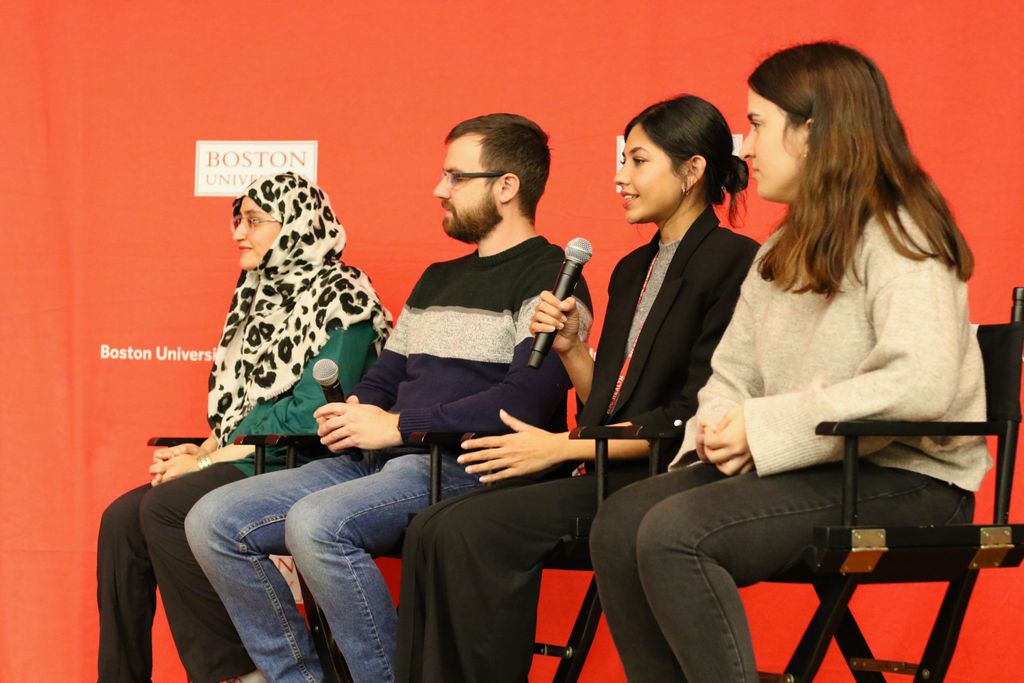 Student panel at 2024 Biostatistics Distinguished Alum Award