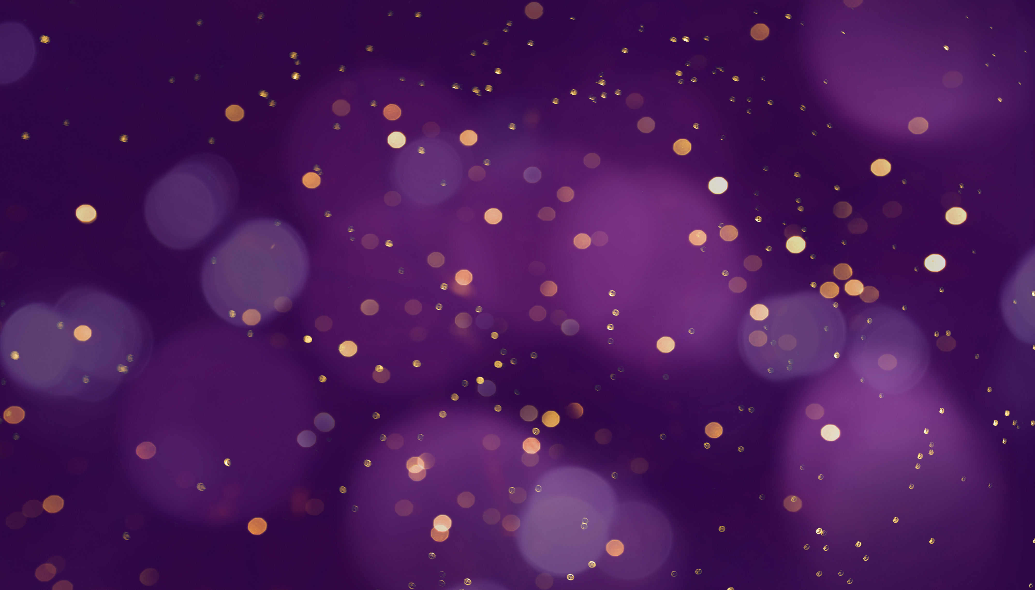 Purple Festive abstract Background with bokeh lights