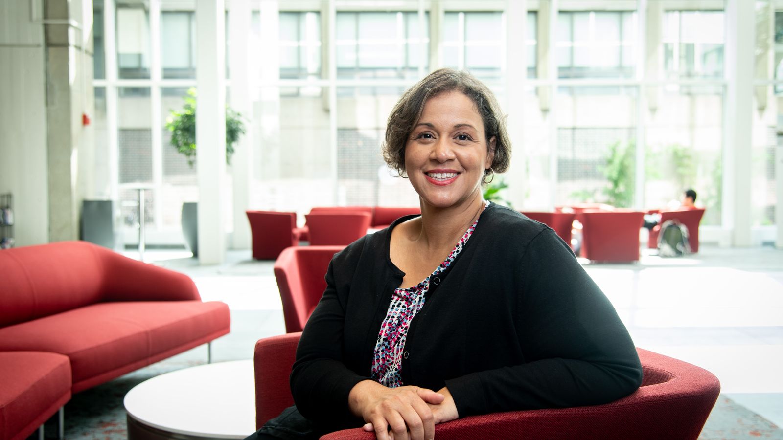 Photo of Linda Sprague Martinez, associate professor at Boston University School of Social Work