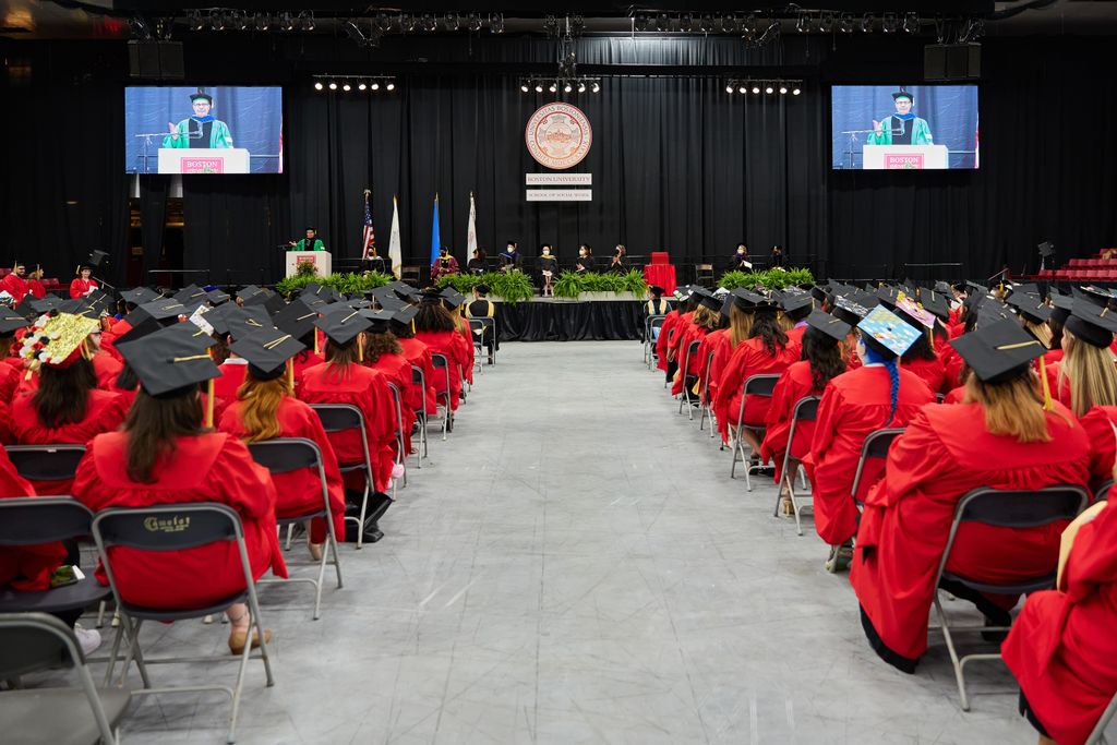 BUSSW Celebrates 2022 MSW & PhD Graduates at In-Person Ceremony