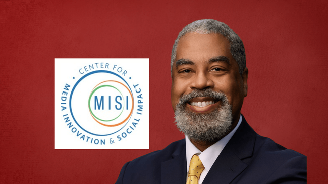 phillipe copeland headshot with MISI logo graphic