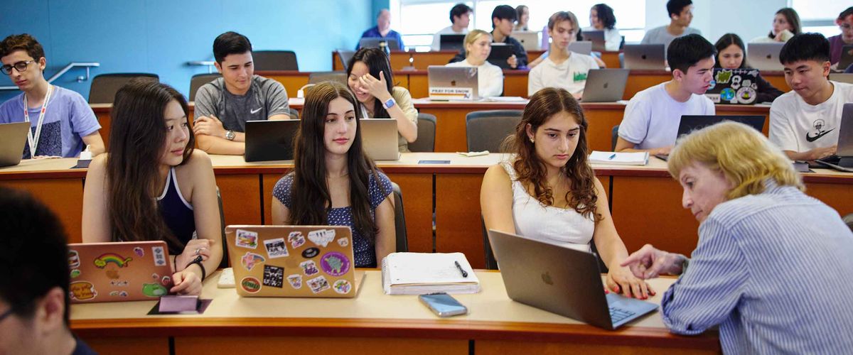 BU Summer Term students in the classroom