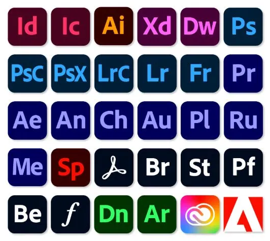 Adobe icons