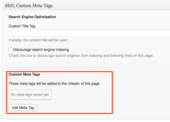 Add Custom Meta Tags : TechWeb : Boston University