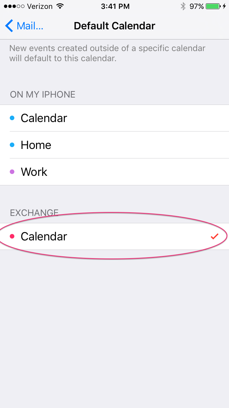 outlook for mac iphone calander sync