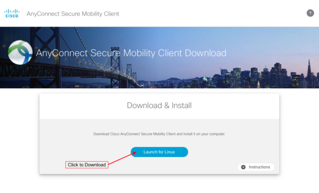 cisco anyconnect secure mobility client download linux