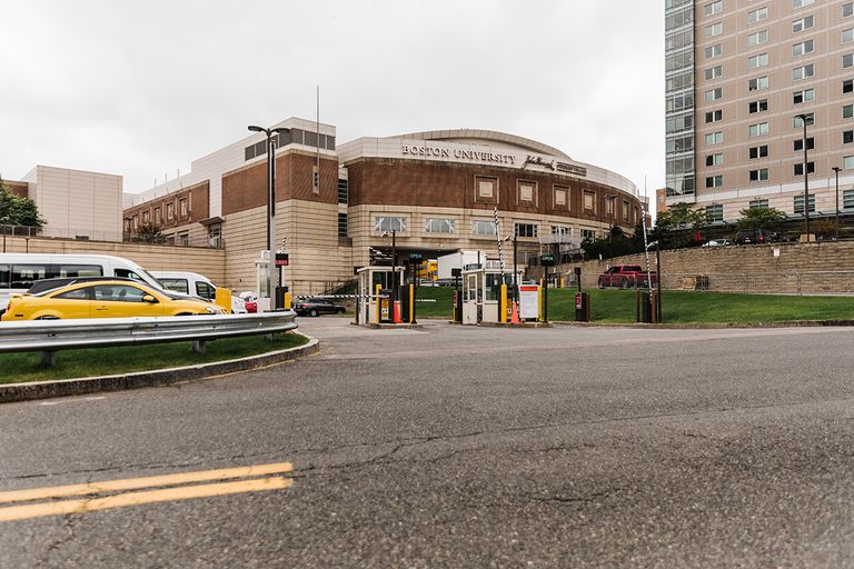 Agganis Arena parking garage entrance