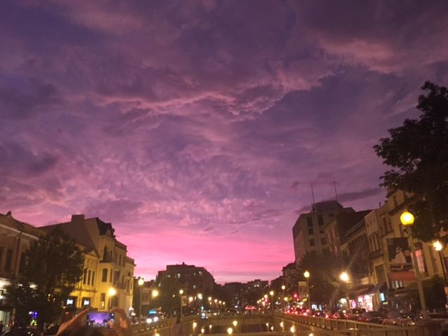 Beautiful Sky in DC